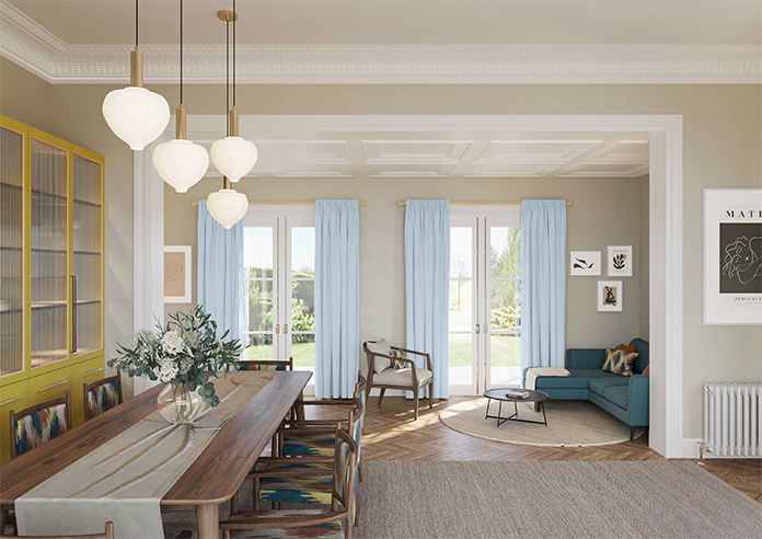 Nautical Stripes, Blue Sails - Made to Measure Curtains - Image 14